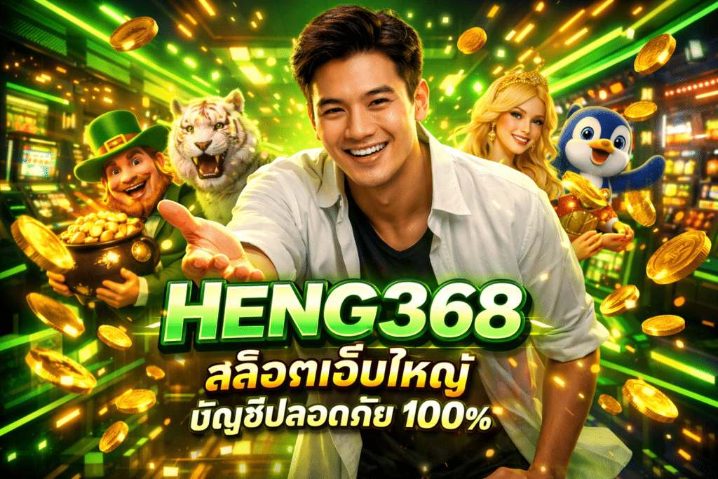 HENG368 สล็อตเว็บใหญ่ บัญชีปลอดภัย 100% จ่ายทุกยอด