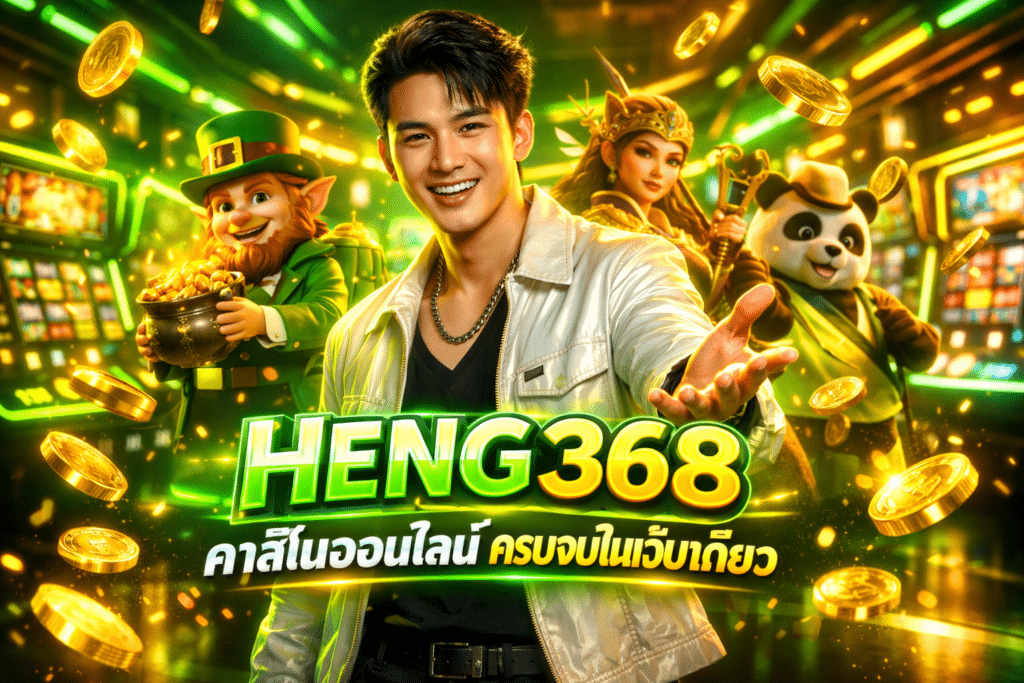 HENG368 คาสิโนออนไลน์ ครบจบในเว็บเดียว มีทุกเกม โปรแรง