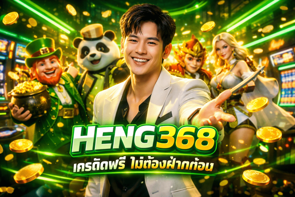 HENG368 เครดิตฟรี ไม่ต้องฝากก่อน ทดลองเล่นฟรี