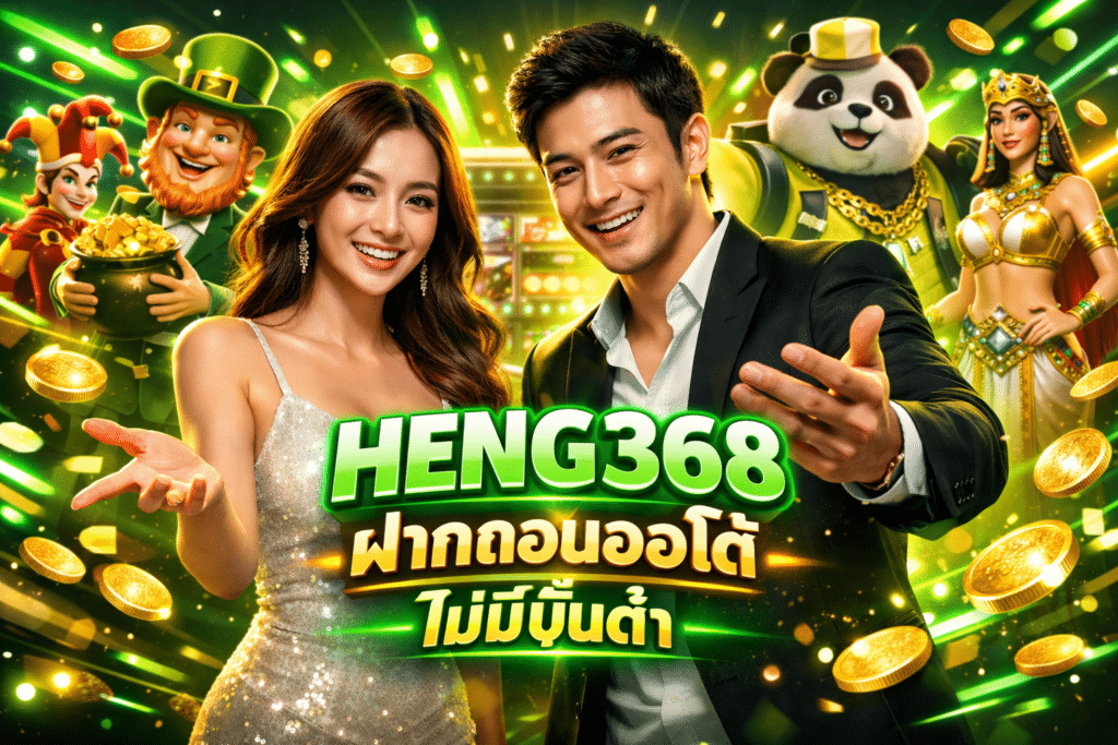HENG368 ฝากถอนออโต้ ไม่มีขั้นต่ำ เงินเข้าไว ครับ