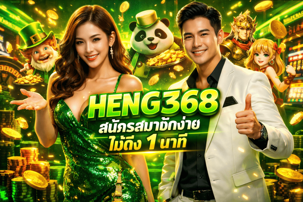 HENG368 สมัครสมาชิกง่าย ไม่ถึง 1 นาที ก็เล่นได้อย่างปลอดภัย